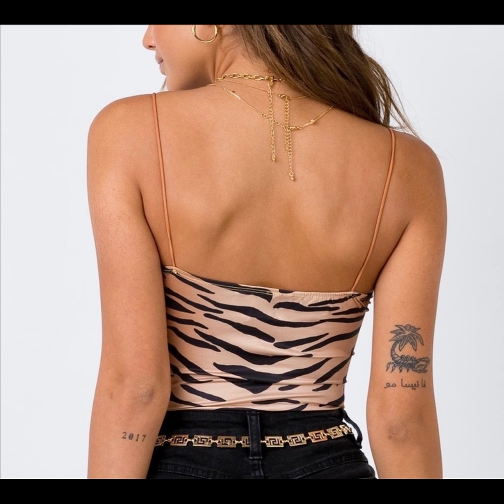Princess Polly Tiger Bodysuit - Picture 3 of 9